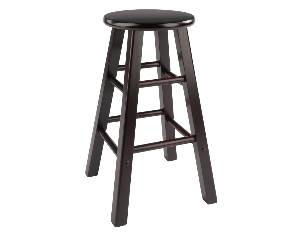 Element 2-Pc Square Leg Counter Stool Set, Espresso