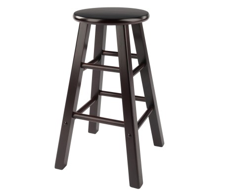 Element 2-Pc Square Leg Counter Stool Set, Espresso