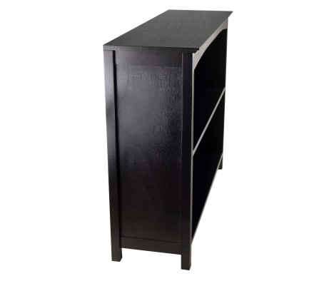 Terrace 2-Tier Wide Bookcase, 37 Wide, 30 High, Espresso