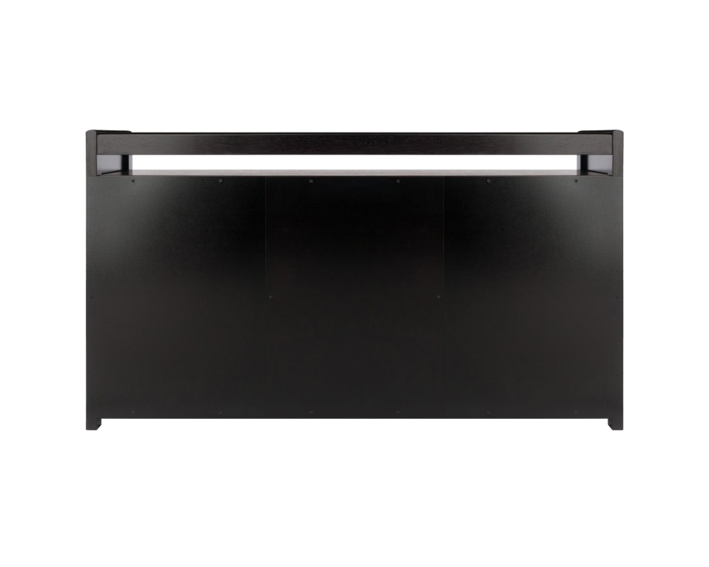 Addison Storage Bench with 3 Cubbies, 37 Wide, 21 High, Espresso