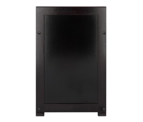 Addison Storage Bench with 3 Cubbies, 3 Woven Fiber Baskets, 37 Wide, 21 High, Espresso and Chocolate