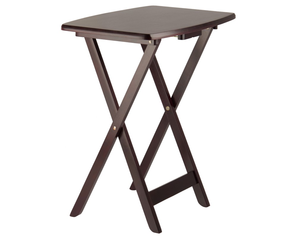 5-Pc Snack Table Set, Oversized, 25' Tall, 23' Wide, Espresso