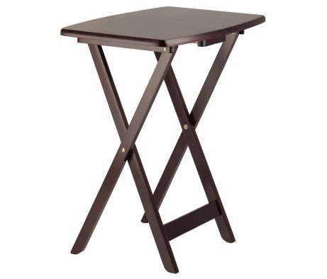 5-Pc Snack Table Set, Oversized, 25' Tall, 23' Wide, Espresso