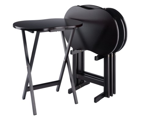 Skippy Snack Table Set, 26' High, 23' Wide, Espresso