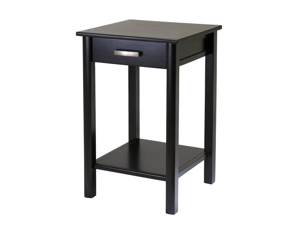 Liso Accent Table, 20' Wide, 31' High, Espresso