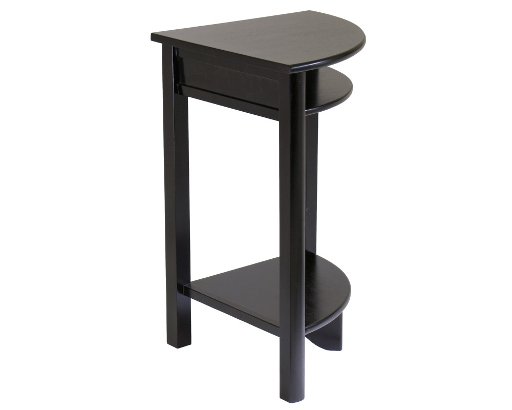 Liso Corner Table, 20' Wide, 31' High, Espresso