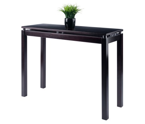 Linea Console Table, 39' Wide, 30' High, Espresso