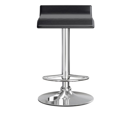 Spectrum 2-Pc Adjustable Swivel Stool Set, Black and Chrome