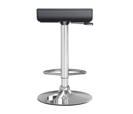 Spectrum 2-Pc Adjustable Swivel Stool Set, Black and Chrome