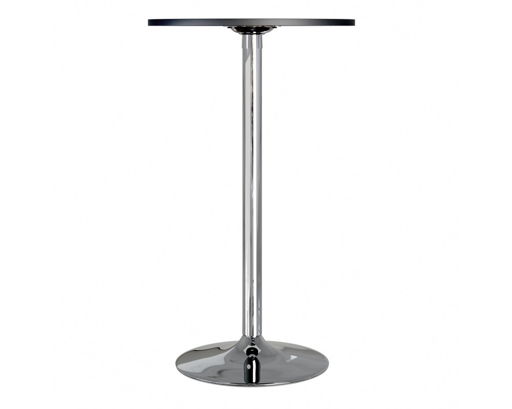 Spectrum 24 Bar Height Table, Black and Chrome