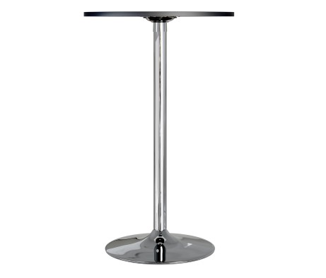 Spectrum 28 Bar Height Table, Black and Chrome