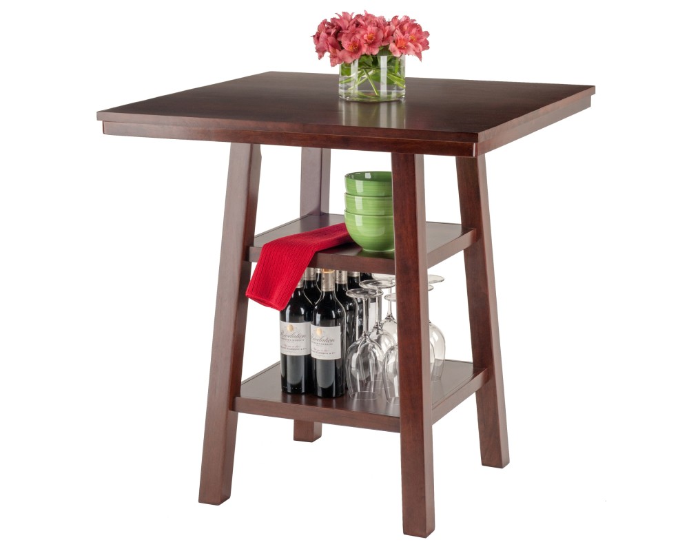 Orlando High Dining Table, Walnut