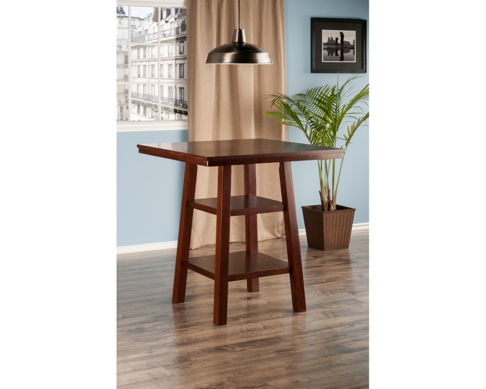 Orlando High Dining Table, Walnut