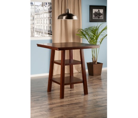 Orlando High Dining Table, Walnut