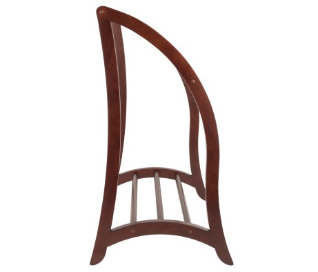 Betsy 3-Rung Blanket Rack, 30' Wide, 36' High, Walnut