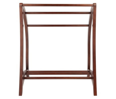 Betsy 3-Rung Blanket Rack, 30' Wide, 36' High, Walnut