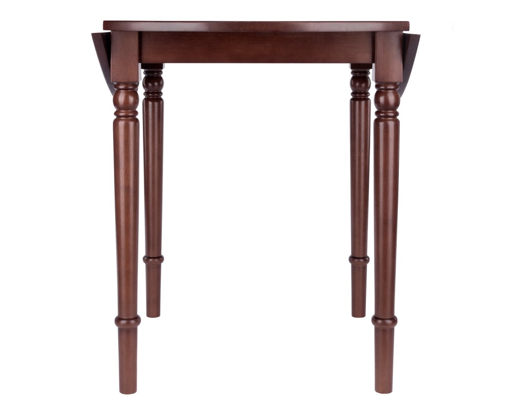 Sorella Round Drop Leaf Table, Walnut