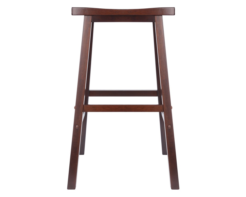 Satori Saddle Seat Bar Stool, Walnut