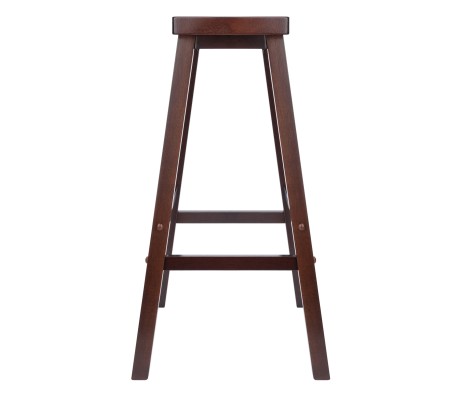 Satori Saddle Seat Bar Stool, Walnut