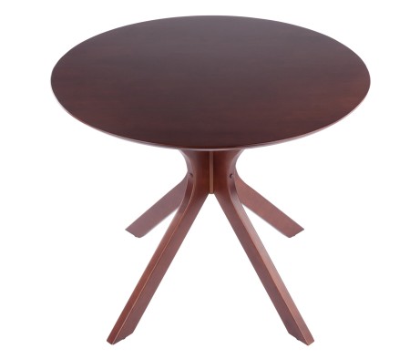 Lexa Dining Table with Splayed Legs, Walnut Finish