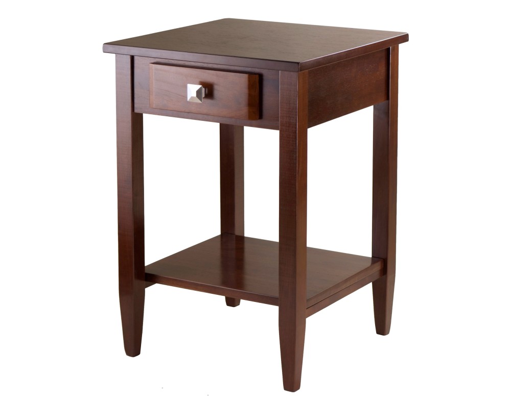 Richmond End Table, 26' High, 18' Wide, Walnut