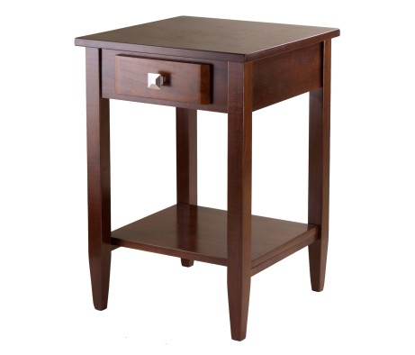 Richmond End Table, 26' High, 18' Wide, Walnut