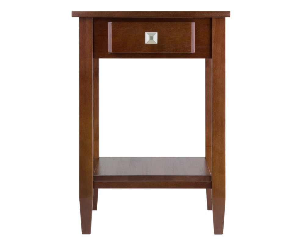 Richmond End Table, 26' High, 18' Wide, Walnut