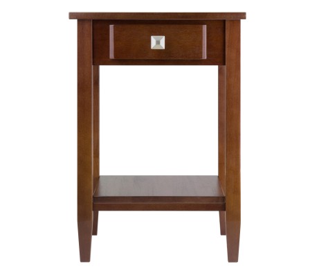 Richmond End Table, 26' High, 18' Wide, Walnut