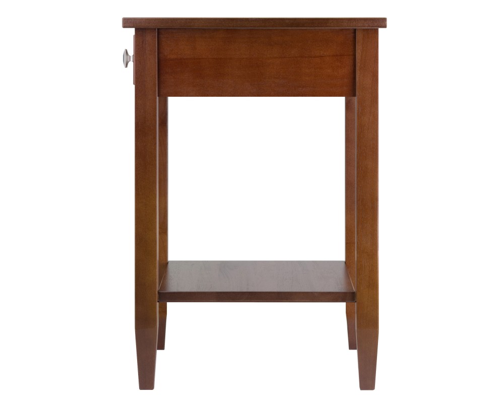 Richmond End Table, 26' High, 18' Wide, Walnut