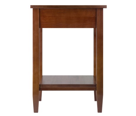 Richmond End Table, 26' High, 18' Wide, Walnut