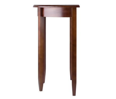 Concord Half Moon Console Table, 32' Wide, 30' High, Walnut