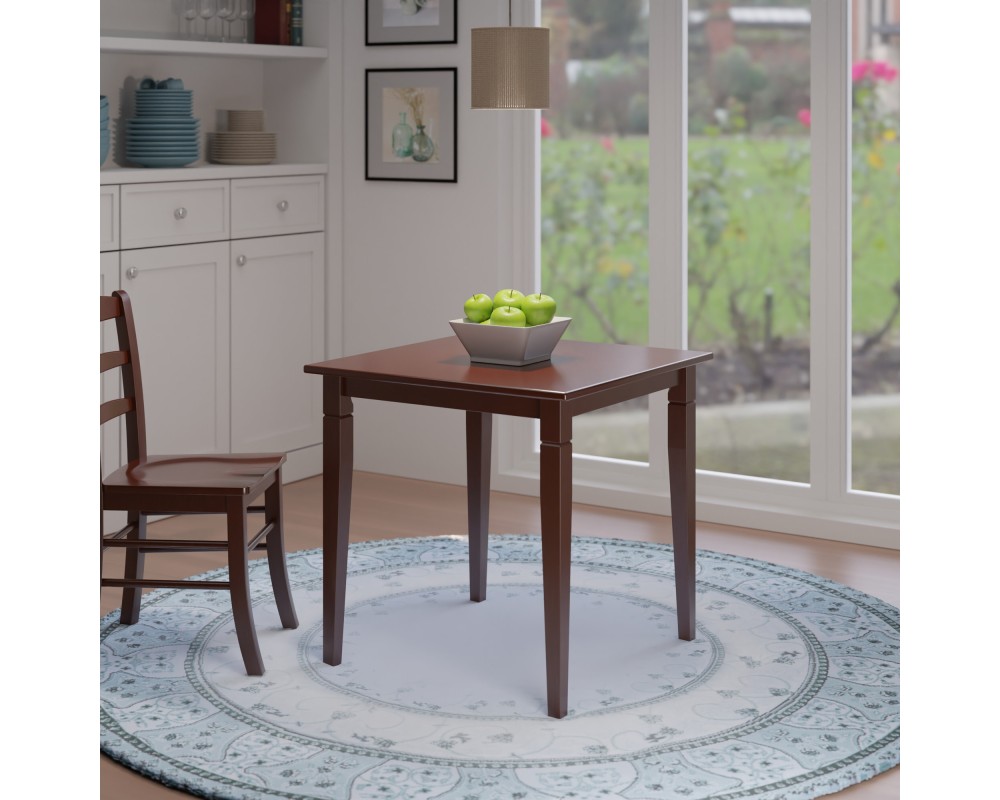 Kingsgate Dining Table, 30' Wide, 29' High, Walnut