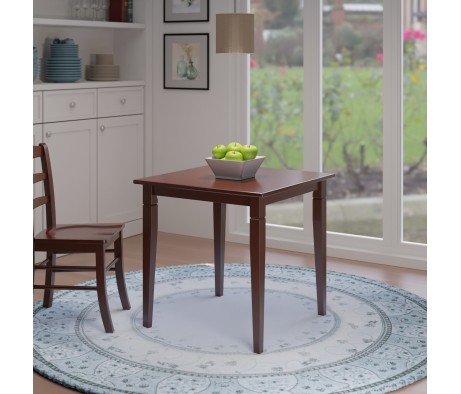 Kingsgate Dining Table, 30' Wide, 29' High, Walnut