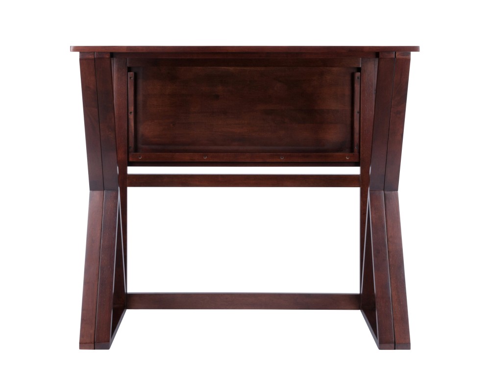 Harrington High Foldable Dining Table, 36' High, 39' Wide, Walnut