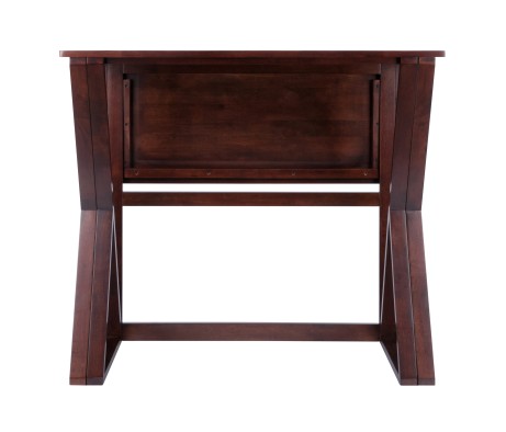 Harrington High Foldable Dining Table, 36' High, 39' Wide, Walnut