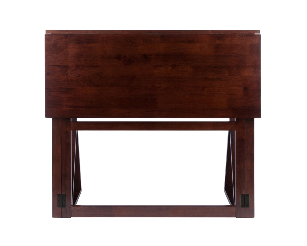 Harrington High Foldable Dining Table, 36' High, 39' Wide, Walnut