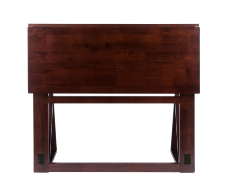 Harrington High Foldable Dining Table, 36' High, 39' Wide, Walnut