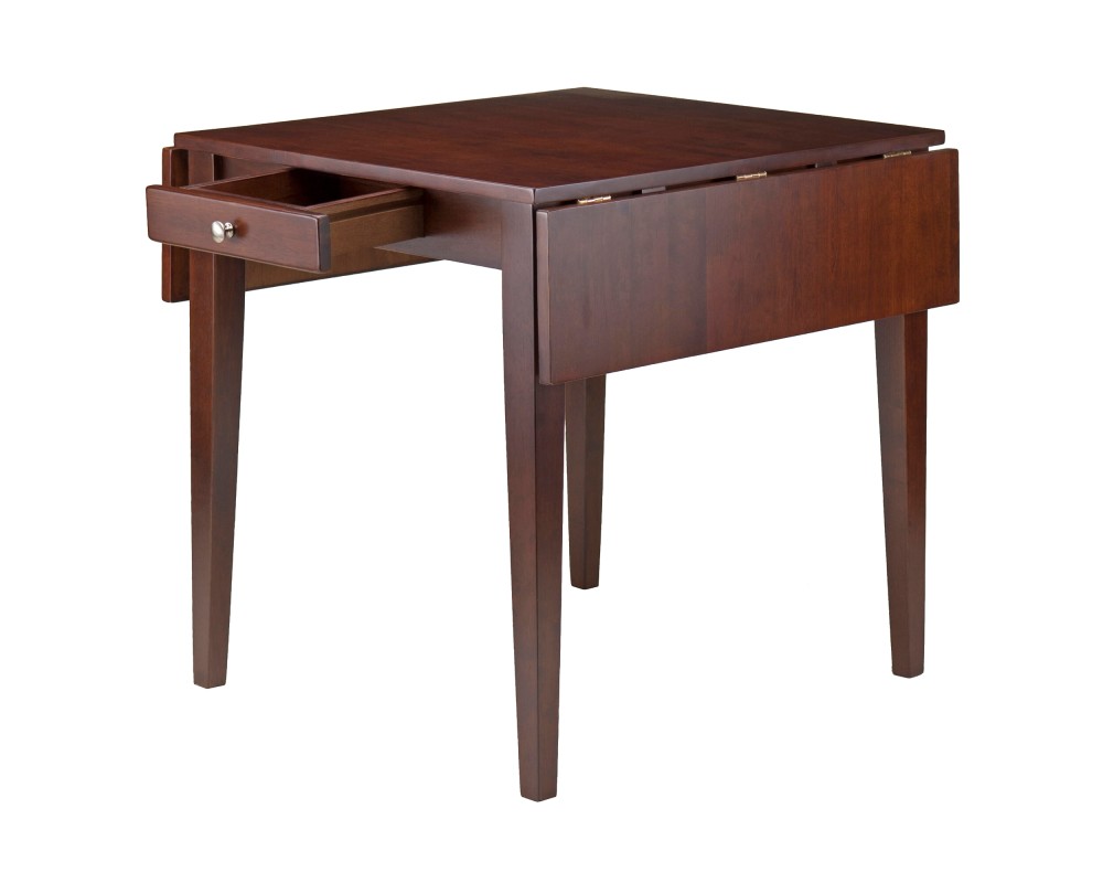 Hamilton Extendable Dining Table, 42' Wide, Walnut