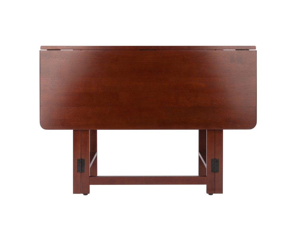 Taylor Drop Leaf Table with Wide Drawer, for Dining Room, 29', Walnut