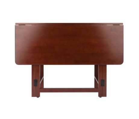 Taylor Drop Leaf Table with Wide Drawer, for Dining Room, 29', Walnut