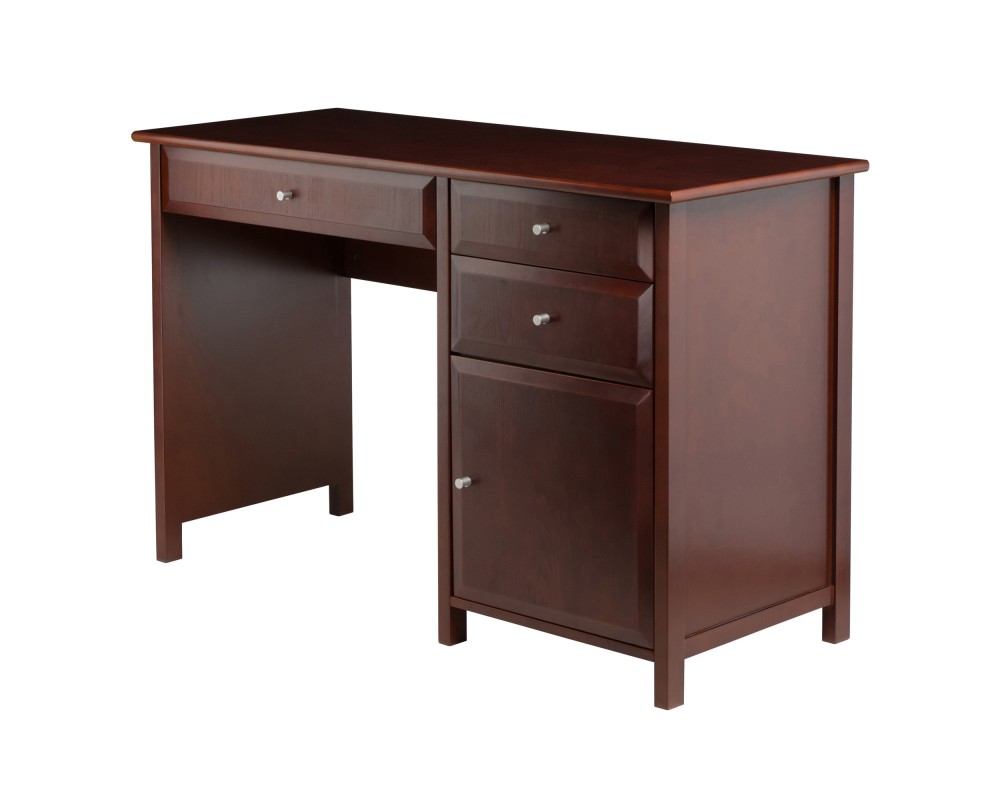 Delta Home Office Writing Desk, 47' Wide, 31' High, Walnut