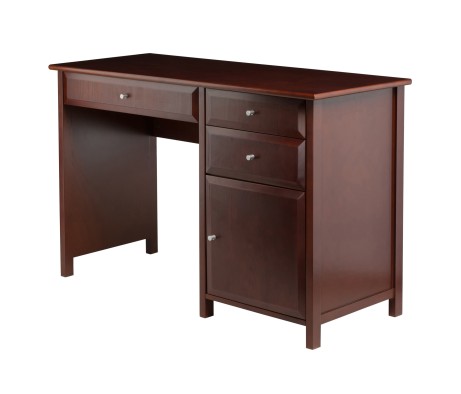 Delta Home Office Writing Desk, 47' Wide, 31' High, Walnut