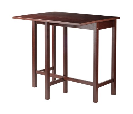 Lynnwood Extendable High Dining Table, 35' High, 39' Wide, Walnut