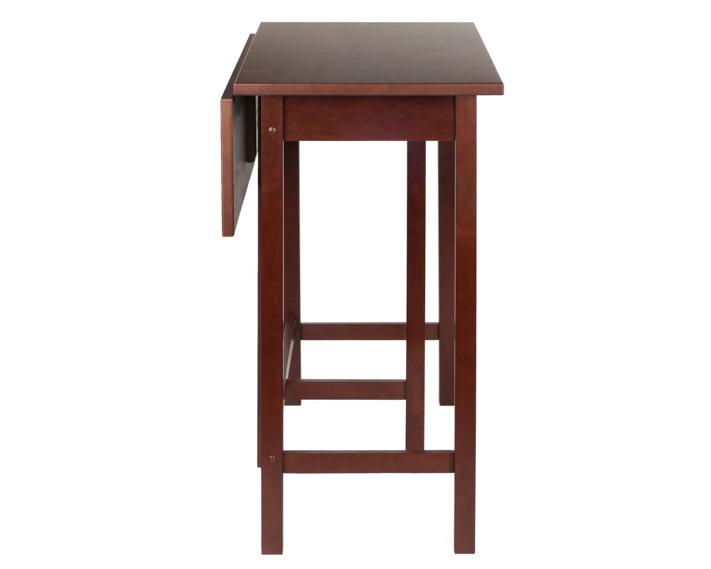 Lynnwood Extendable High Dining Table, 35' High, 39' Wide, Walnut