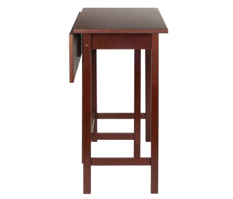 Lynnwood Extendable High Dining Table, 35' High, 39' Wide, Walnut