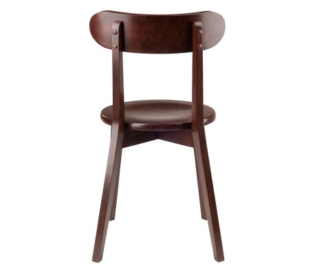 Pauline 2-Pc Chair Set, Walnut