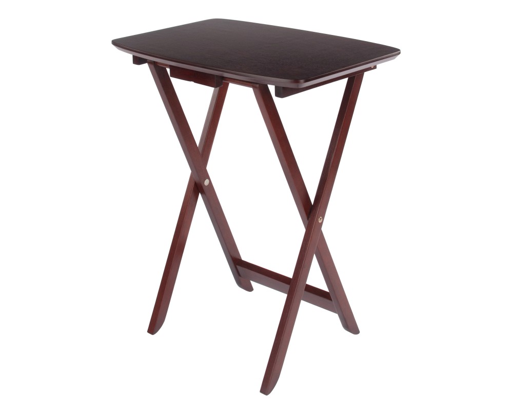 Darlene 2-Pc Snack Tables, 25' High, 21' Wide, Walnut