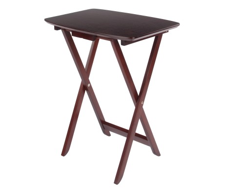 Darlene 2-Pc Snack Tables, 25' High, 21' Wide, Walnut