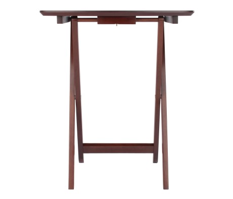 Darlene 2-Pc Snack Tables, 25' High, 21' Wide, Walnut