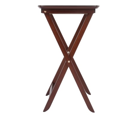 Darlene 2-Pc Snack Tables, 25' High, 21' Wide, Walnut